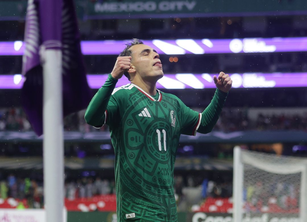 Hugo Camberos en un partido con la Selección Mexicana Sub-20